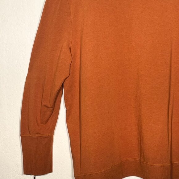 Chicos Zenergy Rust Orange Pullover Sweater Women's 4 (XXL-20/22) Cotton/Modal - Picture 5 of 16